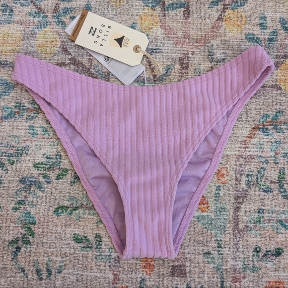 NWT Billabong In The Loop Hike Bikini Bottoms - Tulip - Picture 5 of 11